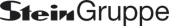 Das Bild zeigt ein Logo mit dem Schriftzug SteinGruppe in eleganten schwarzen Buchstaben.