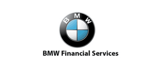 Das Bild zeigt das Logo von BMW Financial Services. Oben ist das bekannte BMW-Logo mit dem kreisförmigen Emblem in Schwarz und Weiß, in der Mitte vier Felder in Blau und Weiß. Darunter steht der Schriftzug BMW Financial Services in schwarzer Schrift auf einem weißen Hintergrund.